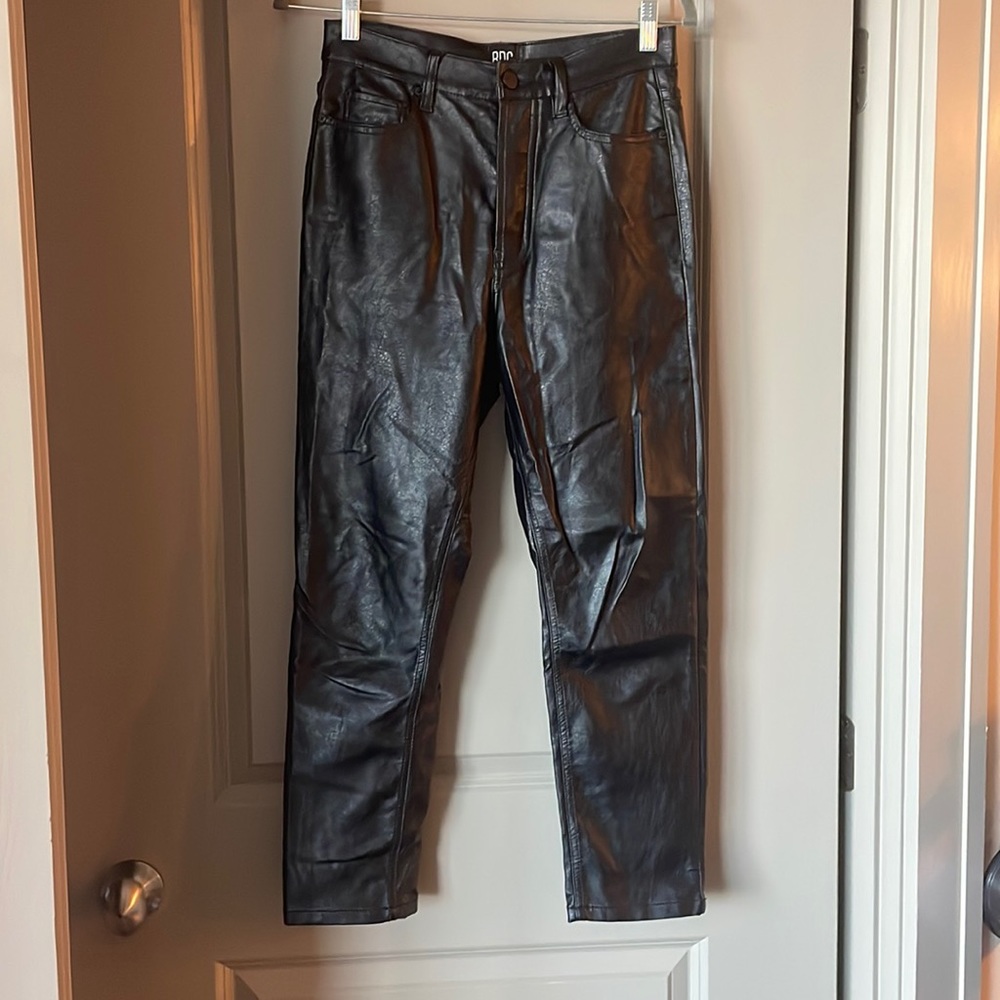 urban outfitters leather pants size 27
